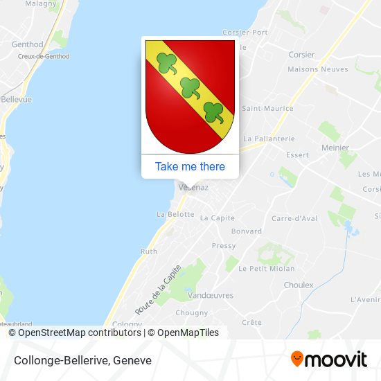 Collonge-Bellerive map