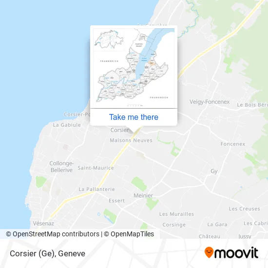 Corsier (Ge) plan