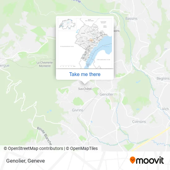 Genolier map