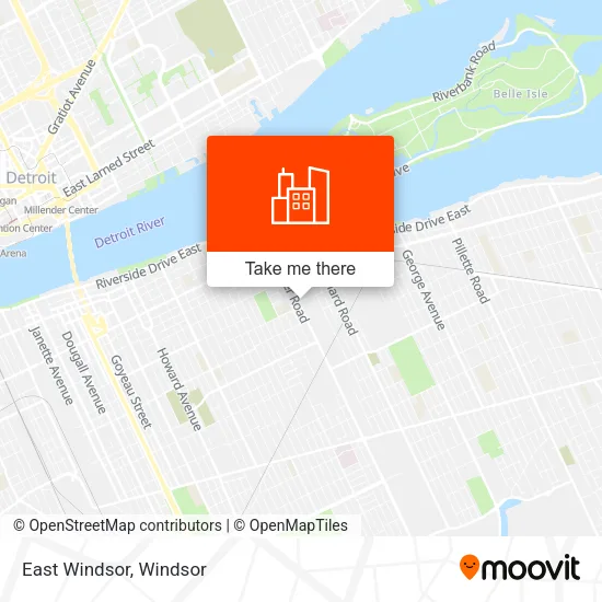 East Windsor map