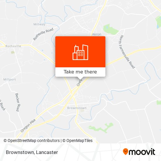 Mapa de Brownstown