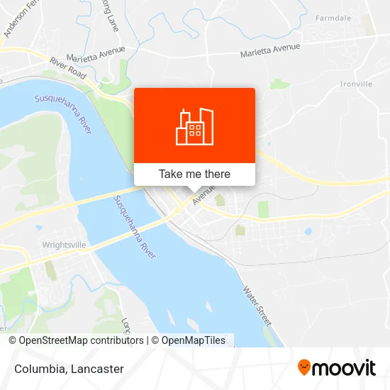 Columbia map
