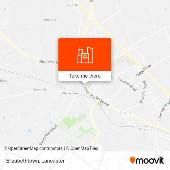 Elizabethtown map
