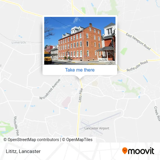 Lititz map