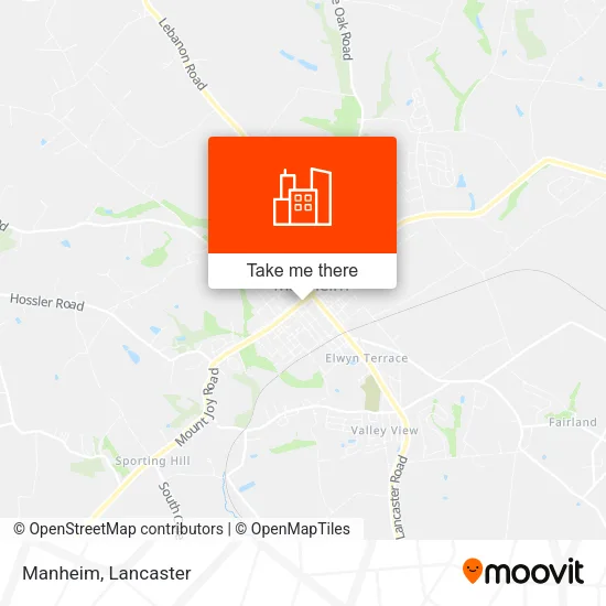Manheim map