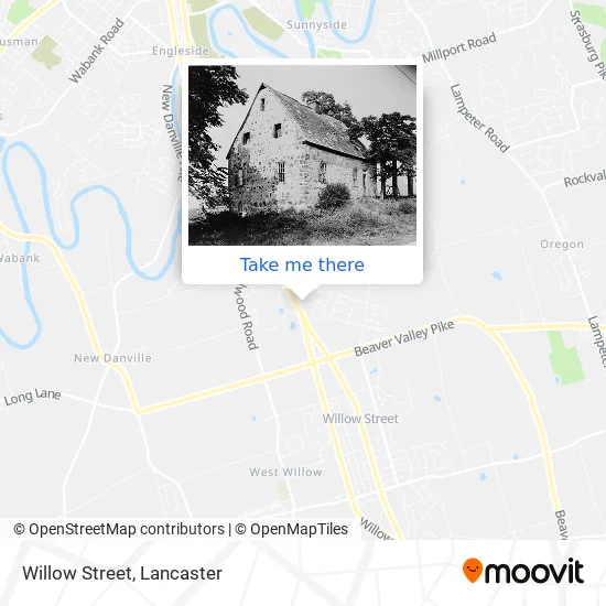 Willow Street map