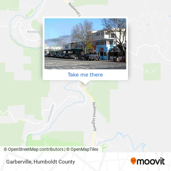 Garberville map