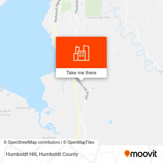 Humboldt Hill map
