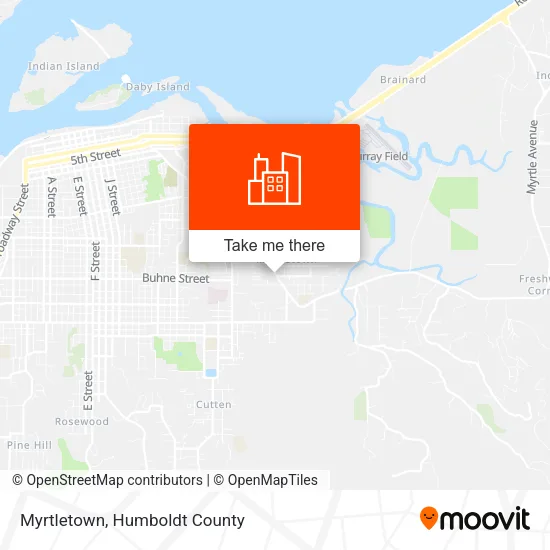 Myrtletown map
