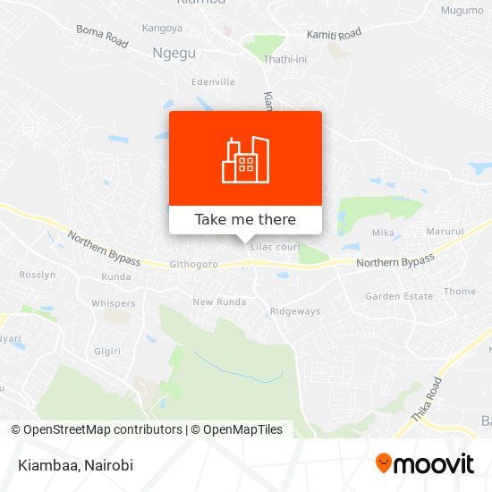 How To Get To Kiambaa By Bus Moovit