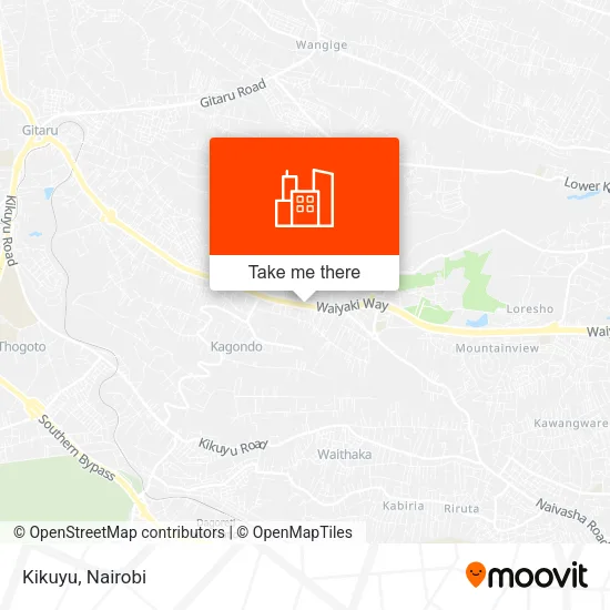 Kikuyu map