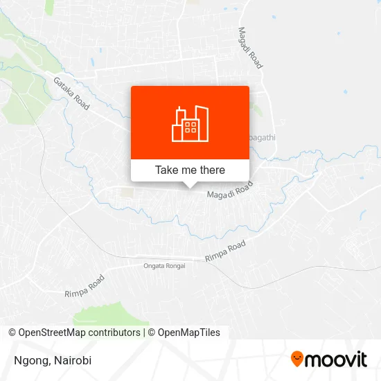 Ngong map