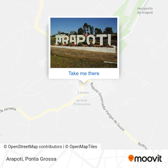 Arapoti map