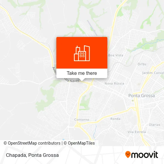 Chapada map