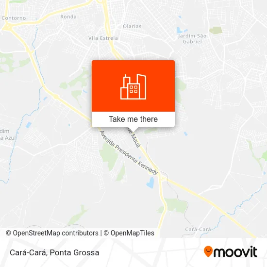 Cará-Cará map
