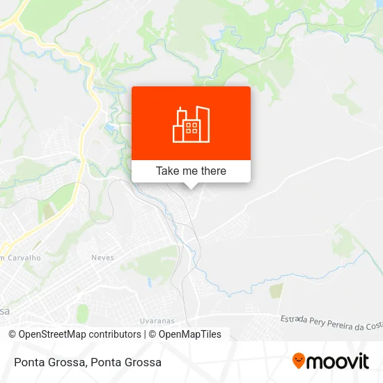 Ponta Grossa map