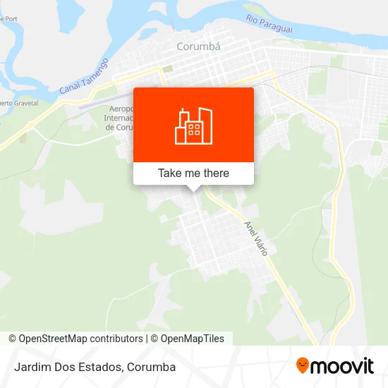 Jardim Dos Estados map