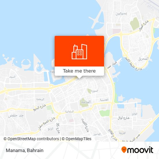 Manama map