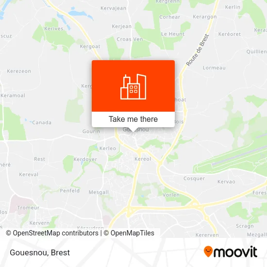 Gouesnou map