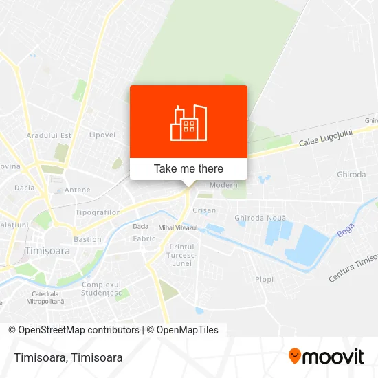 Timisoara map
