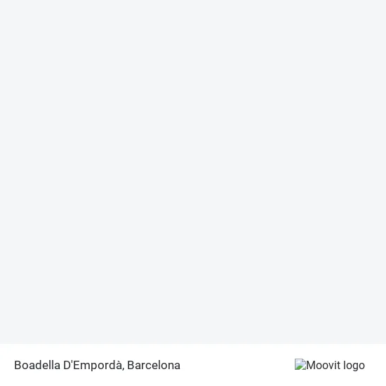 Boadella D'Empordà map
