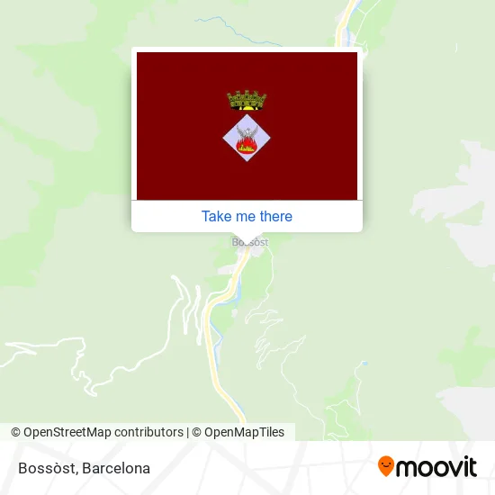 Bossòst map