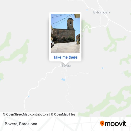 Bovera map