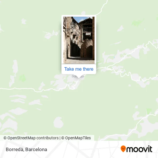 Borredà map