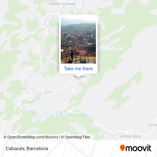 Cabacés map
