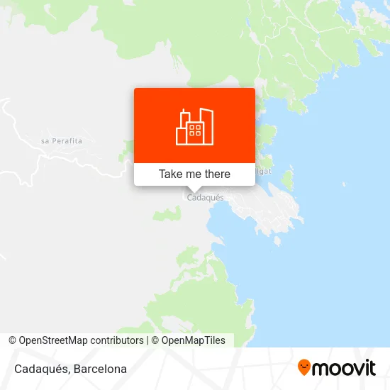 Cadaqués map