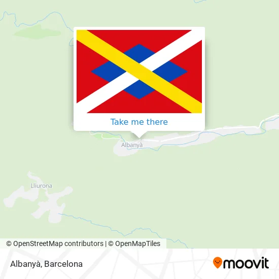 Albanyà map