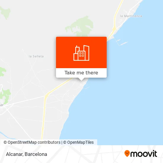Alcanar map