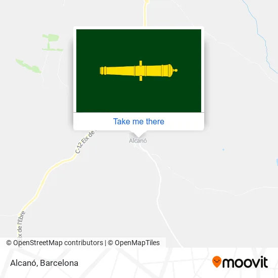 Alcanó map