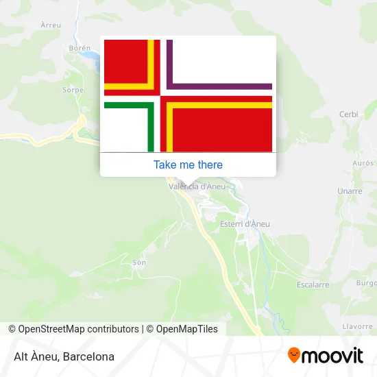 Alt Àneu map