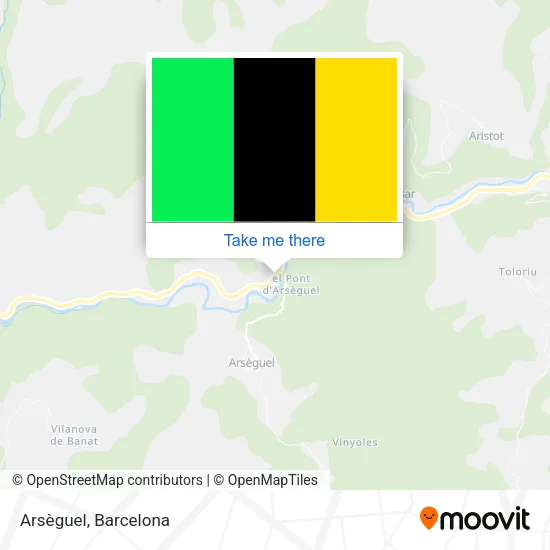 Arsèguel map