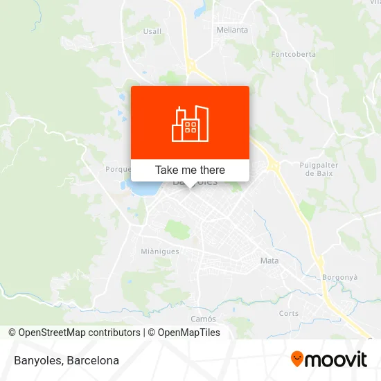 Banyoles map