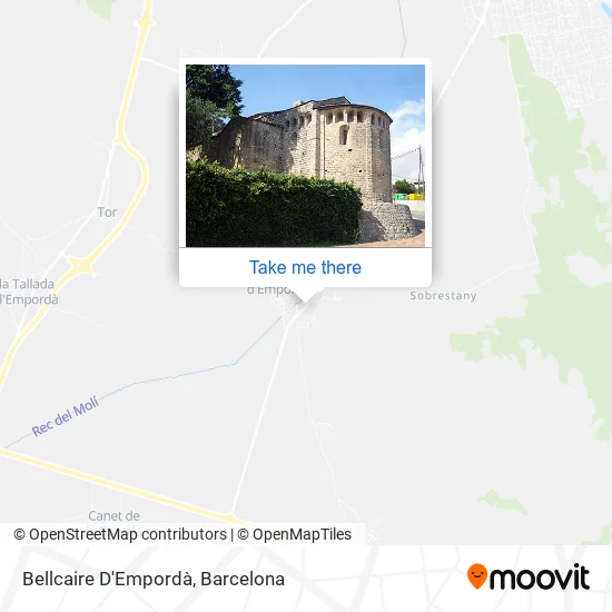 Bellcaire D'Empordà map
