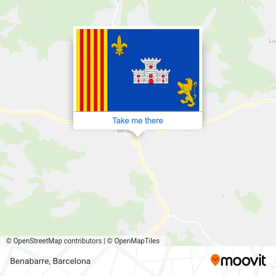 Benabarre map