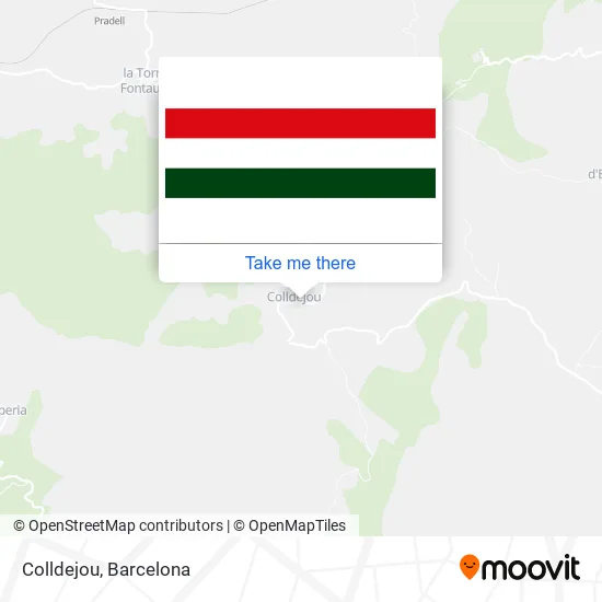 Colldejou map