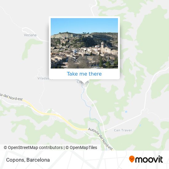 Copons map