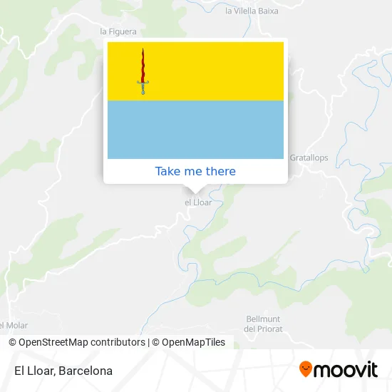 El Lloar map