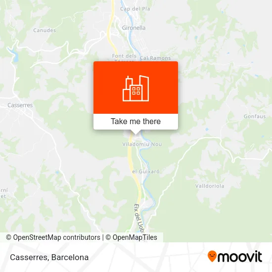 Casserres map