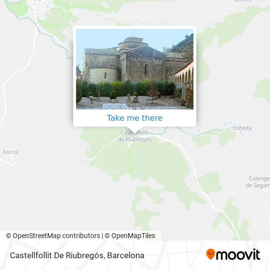 Castellfollit De Riubregós map