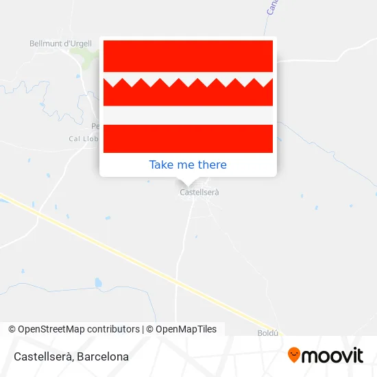 Castellserà map