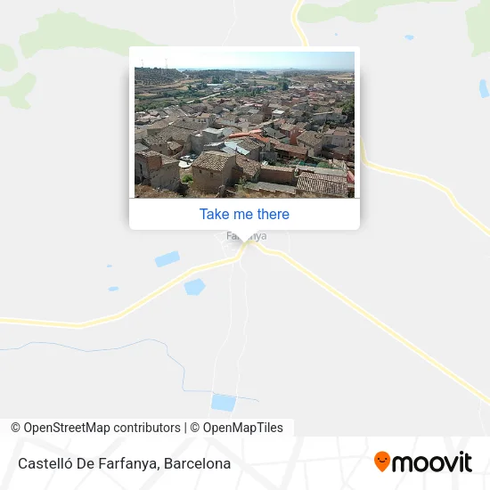 Castelló De Farfanya map