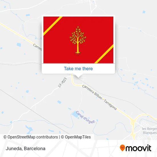 Juneda map