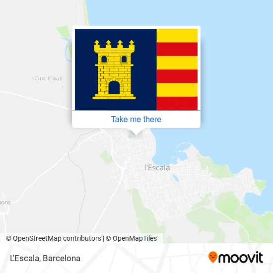 L'Escala map