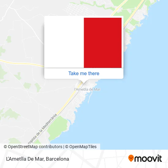 L'Ametlla De Mar map