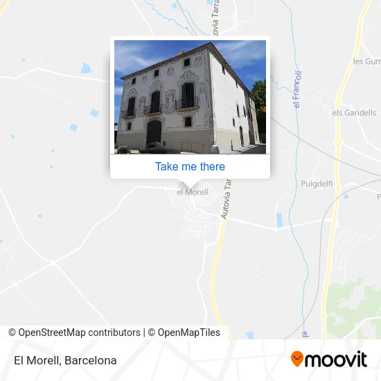 El Morell map
