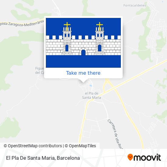 El Pla De Santa Maria map